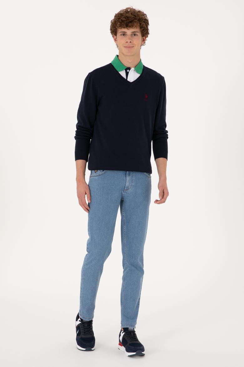 Erkek Lacivert Basic Kazak - 50288881005