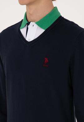 Erkek Lacivert Basic Kazak - 50288881005