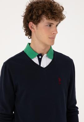 Erkek Lacivert Basic Kazak - 50288881005