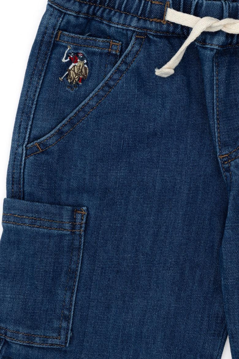 Erkek Çocuk Mavi Jean Şort - 50304264001