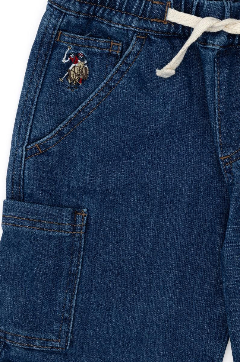 Erkek Çocuk Mavi Jean Şort