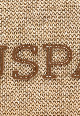 Kadın Bej Hasır Çapraz Çanta - 50307119001