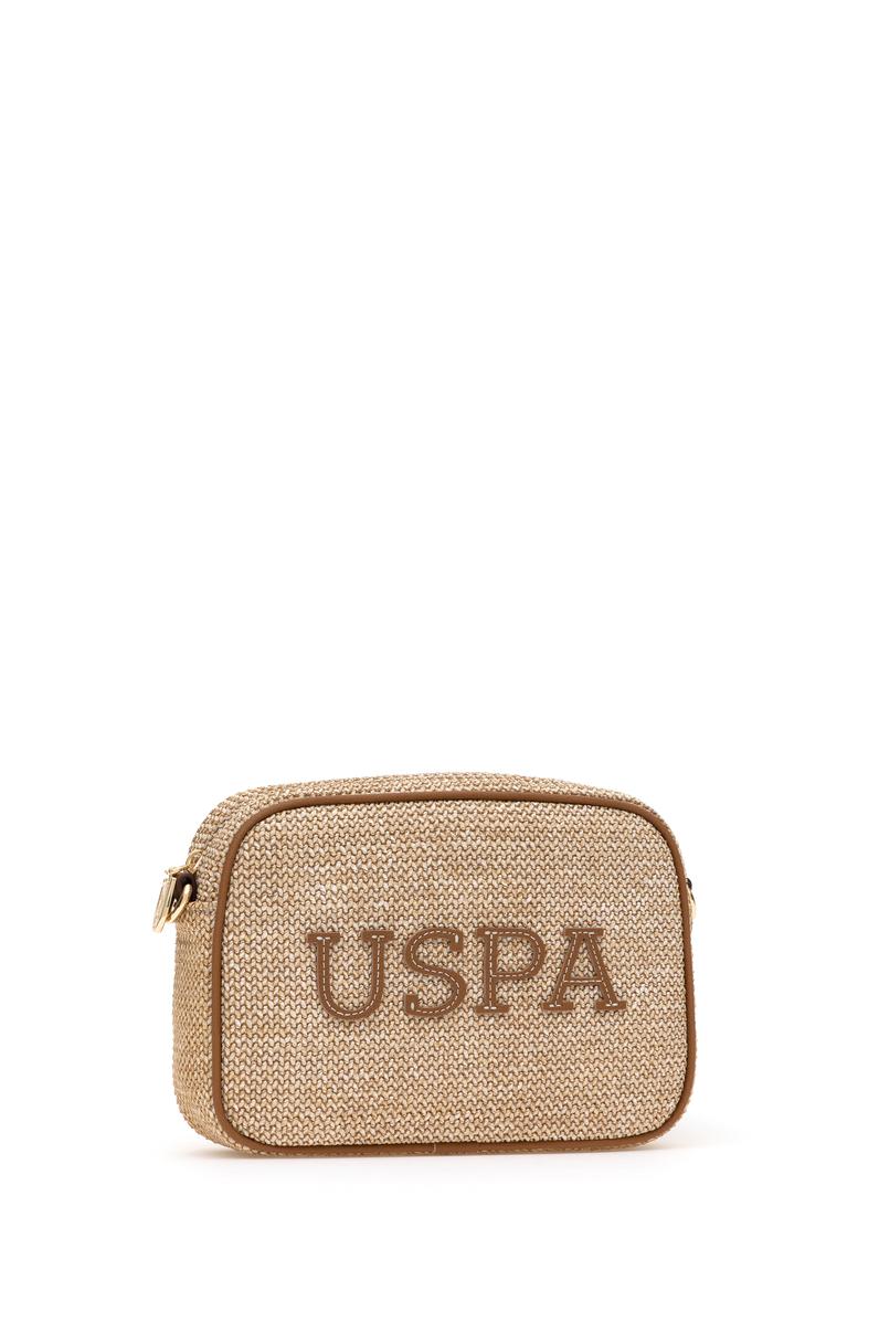 Kadın Bej Hasır Çapraz Çanta