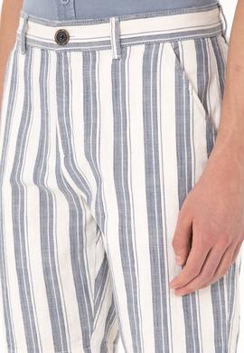 Erkek Açık Lacivert Dokuma Şort - 50300482049