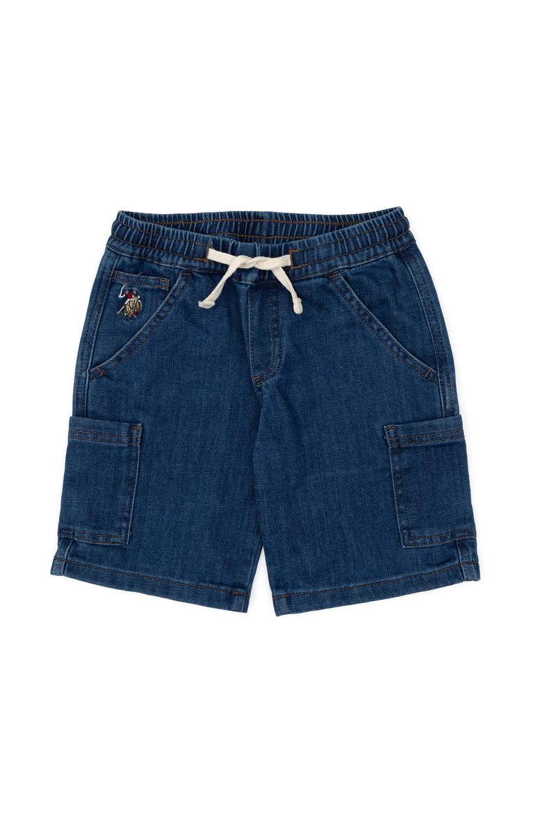 Erkek Çocuk Mavi Jean Şort - 50304264001