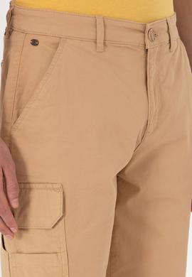 Erkek Camel Dokuma Şort - 50300424002