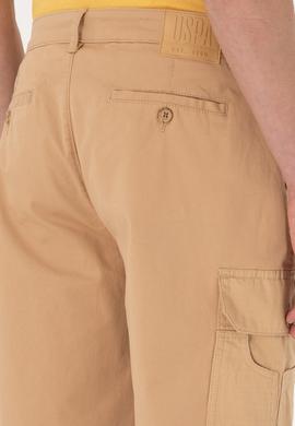 Erkek Camel Dokuma Şort - 50300424002