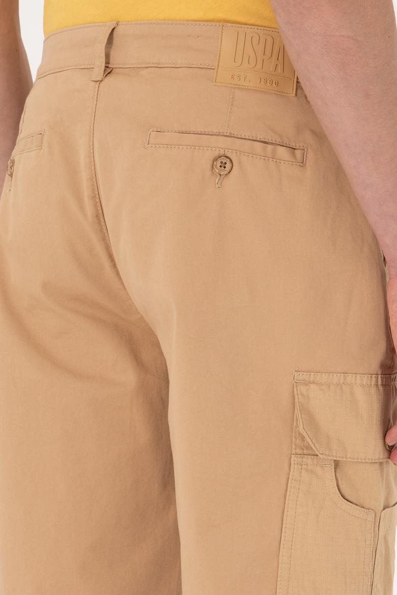 Erkek Camel Dokuma Şort - 50300424002