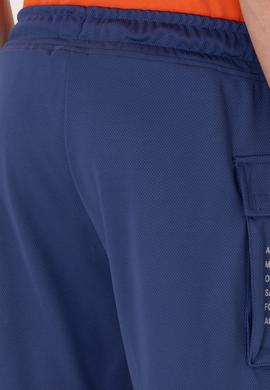 Erkek Açık Lacivert Örme Şort - 50299460057