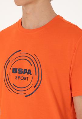 Erkek Regular Fit Bisiklet Yaka Nar Çiçeği Tişört - 50300261037