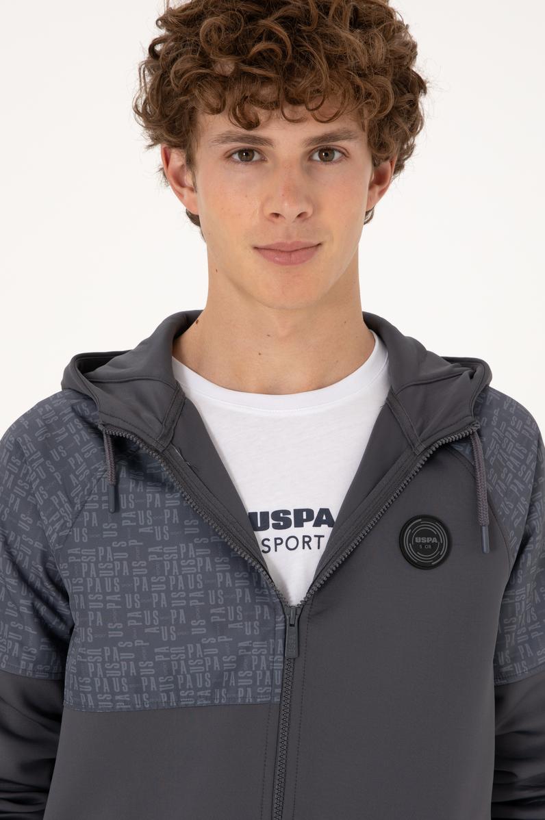 Erkek Antrasit Örme Hırka