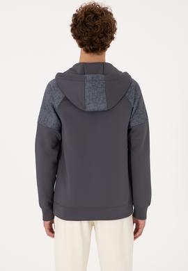 Erkek Antrasit Örme Hırka - 50300077031