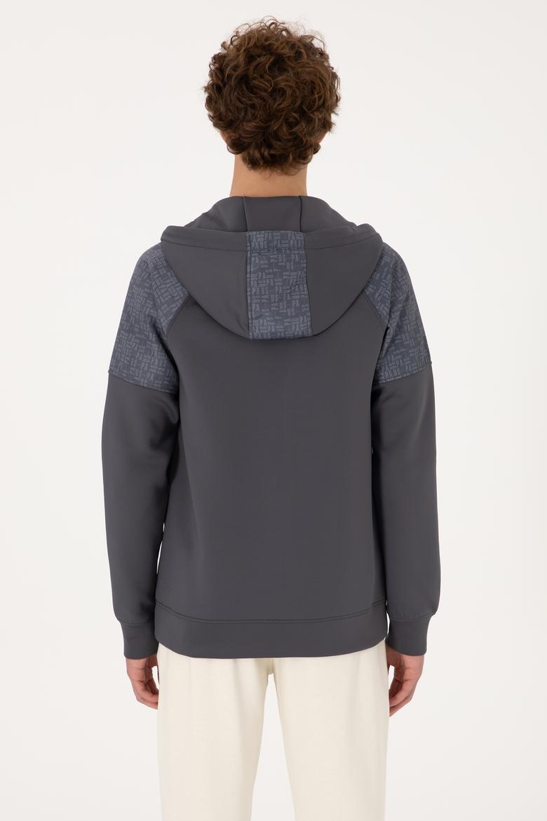 Erkek Antrasit Örme Hırka - 50300077031