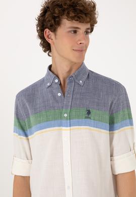 Erkek Lacivert Uzun Kollu Gömlek - 50306336006