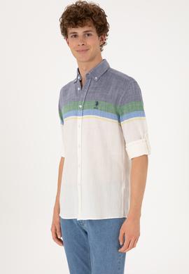 Erkek Lacivert Uzun Kollu Gömlek - 50306336006