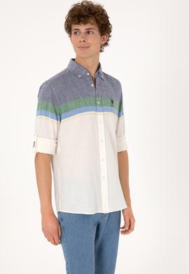 Erkek Lacivert Uzun Kollu Gömlek - 50306336006