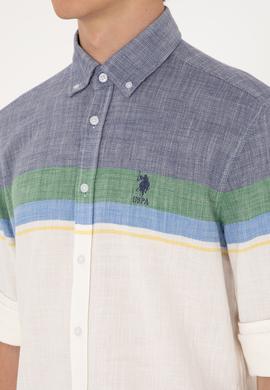 Erkek Lacivert Uzun Kollu Gömlek - 50306336006