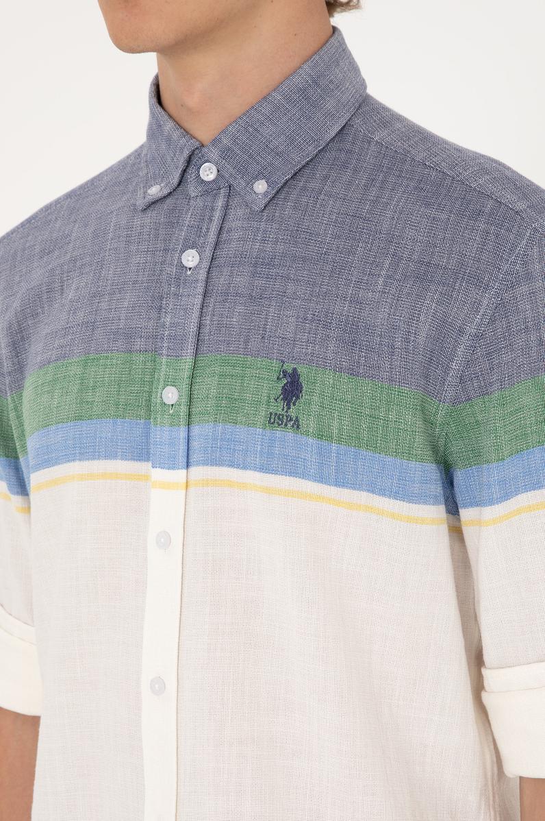 Erkek Lacivert Uzun Kollu Gömlek