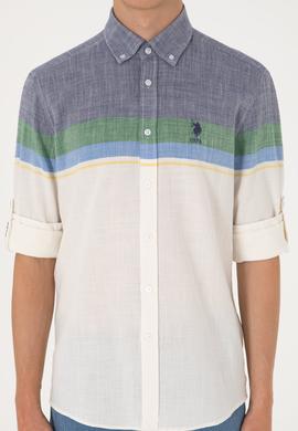 Erkek Lacivert Uzun Kollu Gömlek - 50306336006