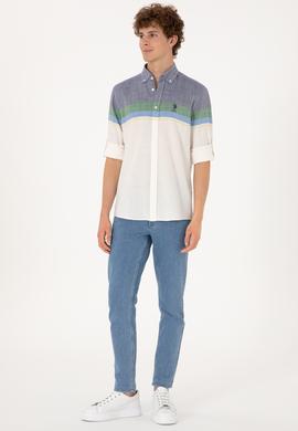 Erkek Lacivert Uzun Kollu Gömlek - 50306336006