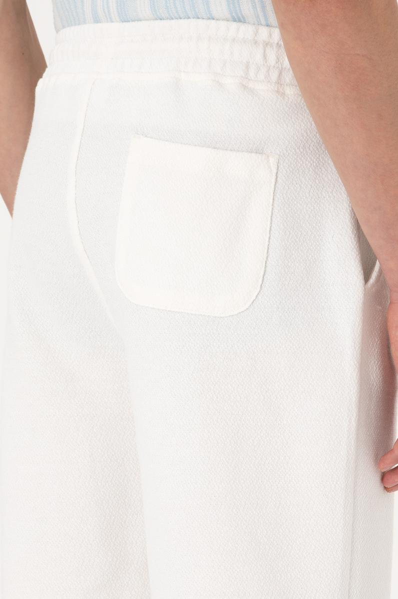 Erkek Krem Örme Şort