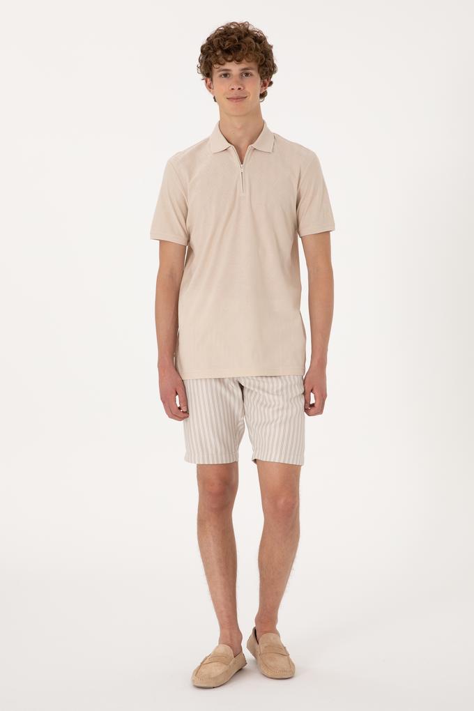 Erkek Taş Dokuma Şort