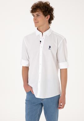 Erkek Beyaz Uzun Kollu Gömlek - 50306321005