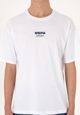 Erkek Comfort Fit Bisiklet Yaka Beyaz Tişört - 50299970018