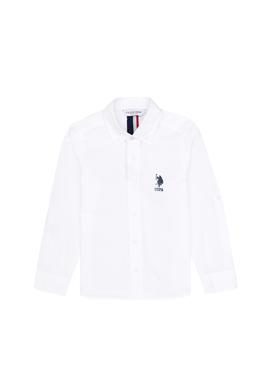 Erkek Çocuk Beyaz Uzun Kollu Gömlek - 50305756010