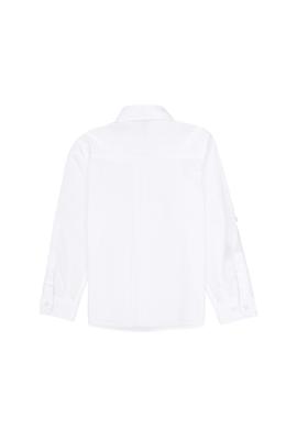 Erkek Çocuk Beyaz Uzun Kollu Gömlek - 50305756010