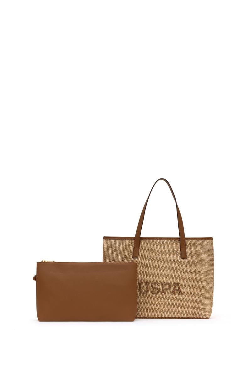 Kadın Bej Hasır Kol Çantası - 50304996001