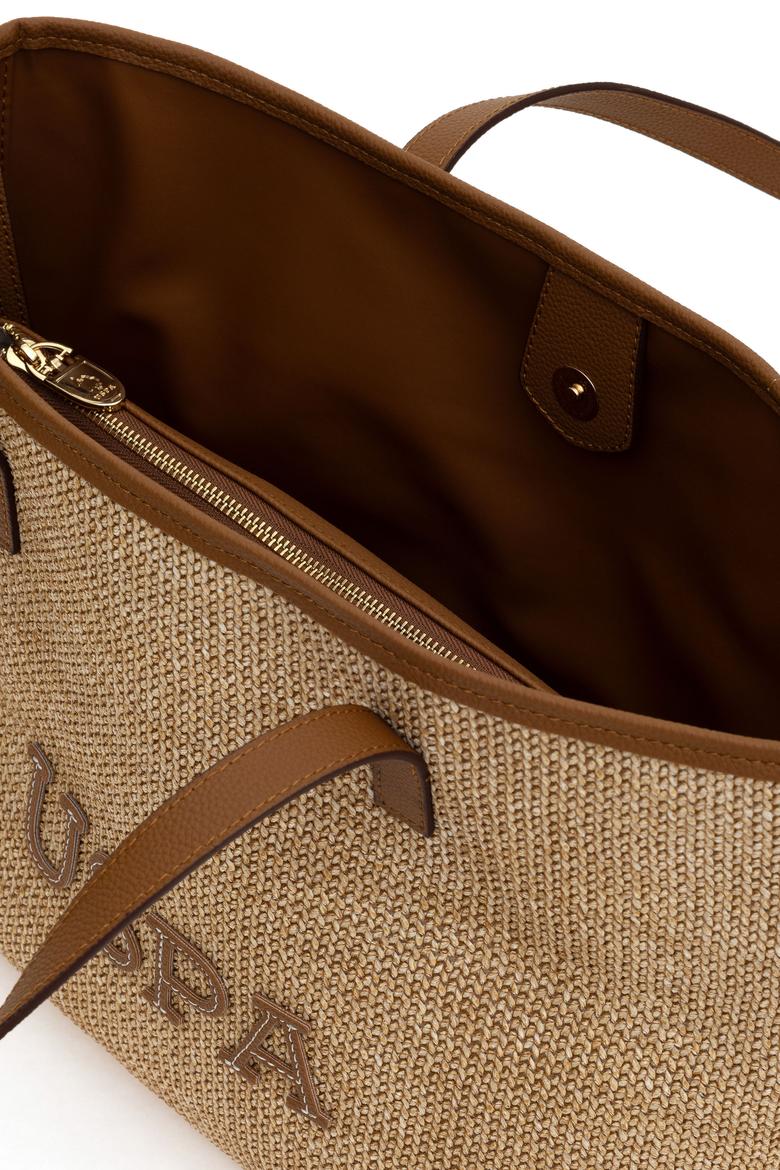 Kadın Bej Hasır Kol Çantası - 50304996001