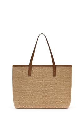 Kadın Bej Hasır Kol Çantası - 50304996001