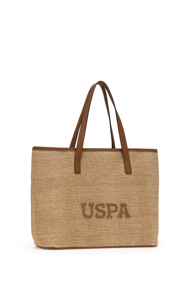 Kadın Bej Hasır Kol Çantası