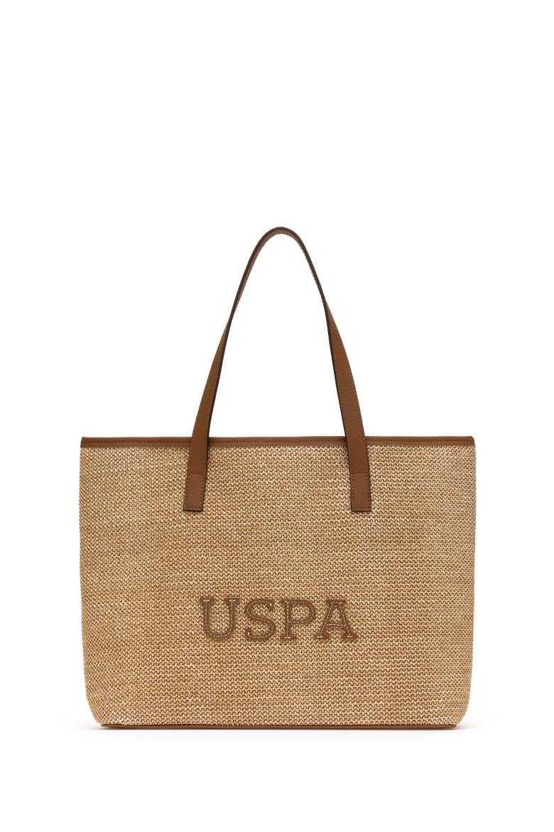 Kadın Bej Hasır Kol Çantası