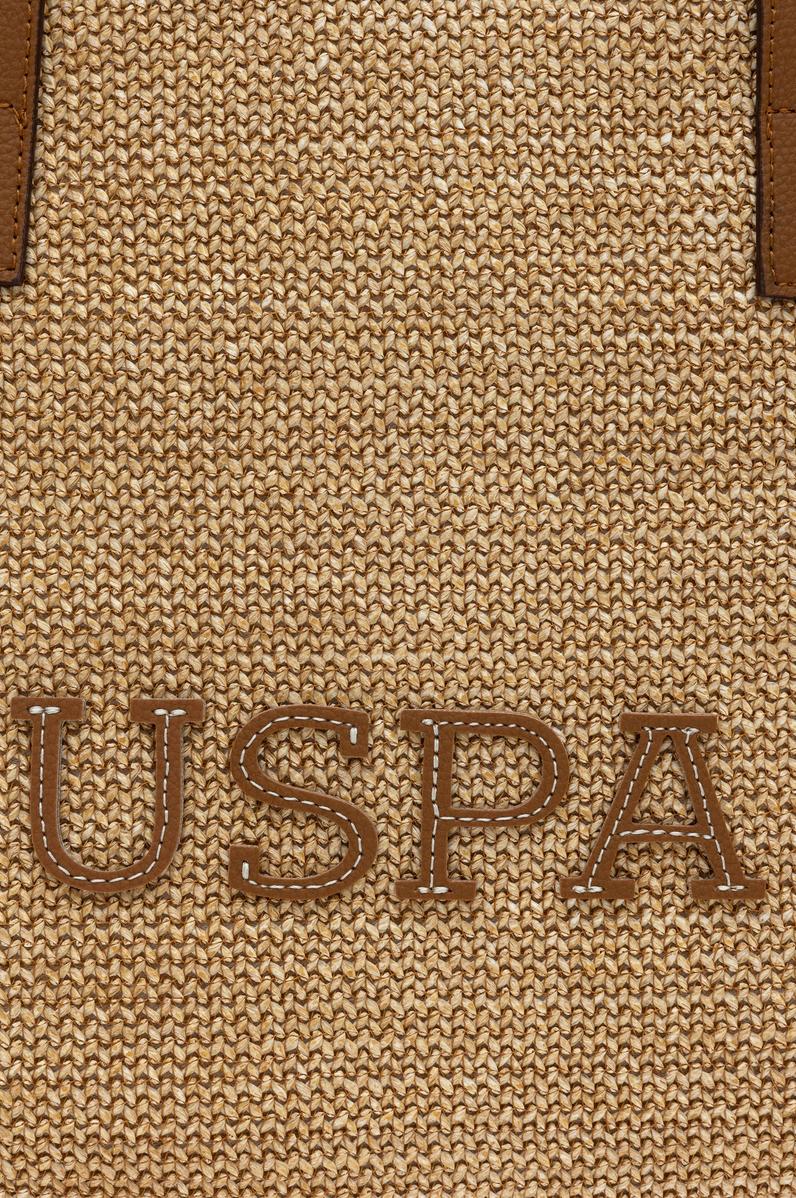 Kadın Bej Hasır Kol Çantası