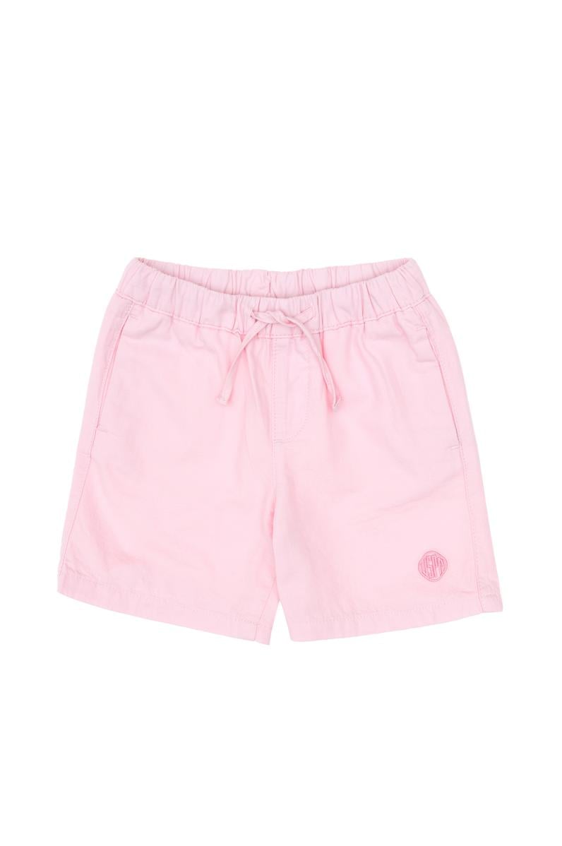 Kız Çocuk Açık Pembe Pamuk Dokuma Şort