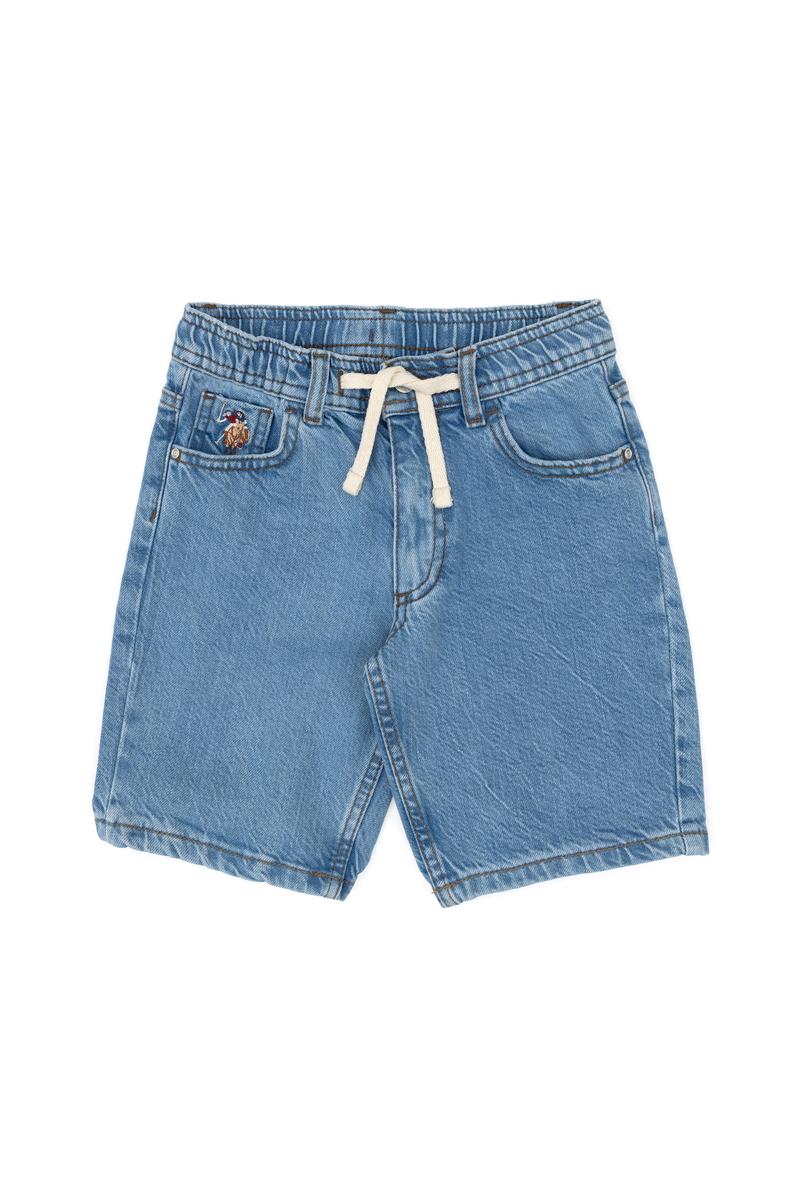 Erkek Çocuk Mavi Jean Şort