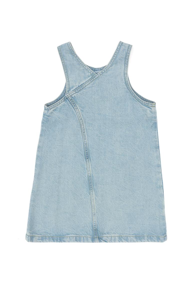 Kız Çocuk Açık Mavi A-Form Jean Elbise - 50304272001