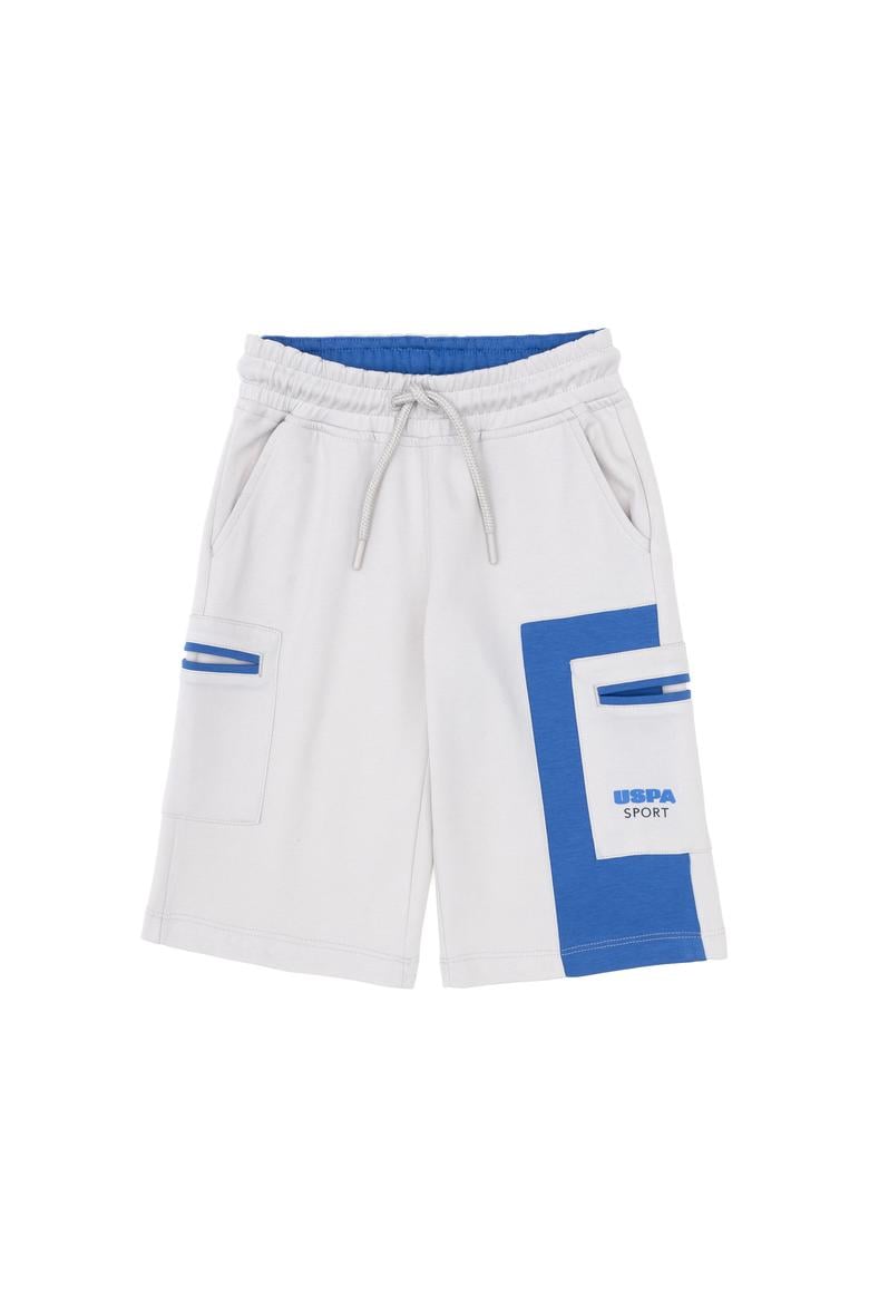 Erkek Çocuk Açık Gri Örme Şort - 50300155009