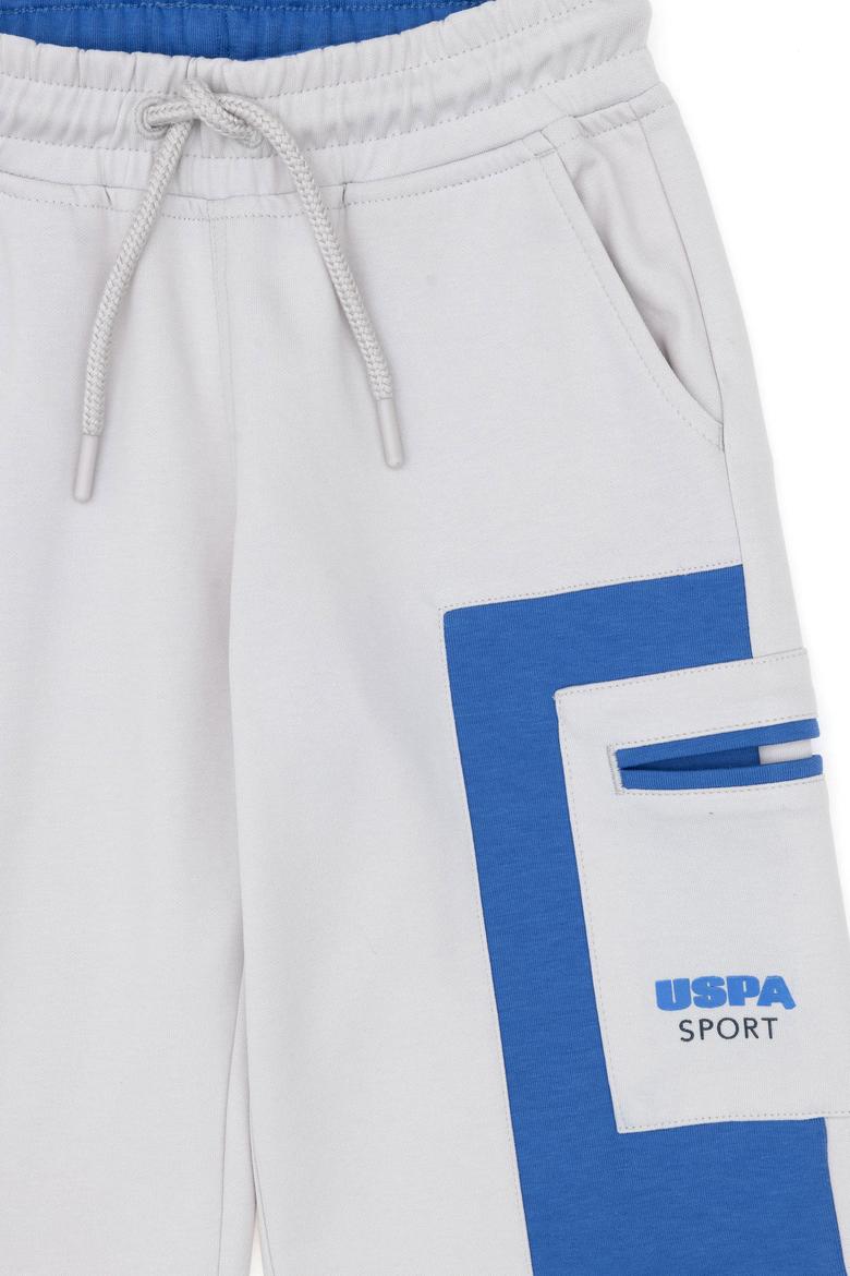 Erkek Çocuk Açık Gri Örme Şort - 50300155009