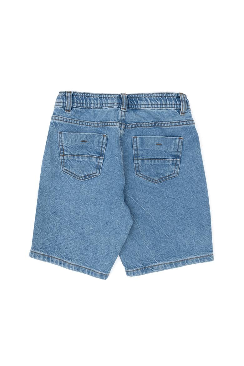 Erkek Çocuk Mavi Jean Şort - 50304249009