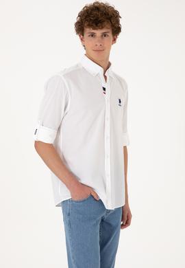 Erkek Beyaz Uzun Kollu Gömlek - 50306321005