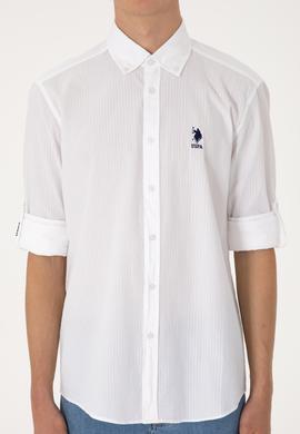 Erkek Beyaz Uzun Kollu Gömlek - 50306321005