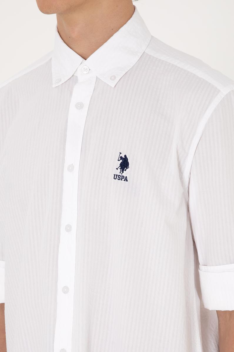 Erkek Beyaz Uzun Kollu Gömlek