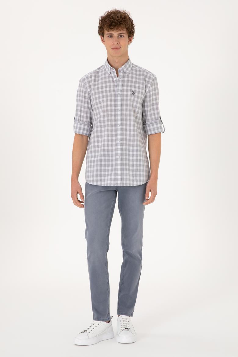 Erkek Antrasit Uzun Kollu Gömlek - 50306290010