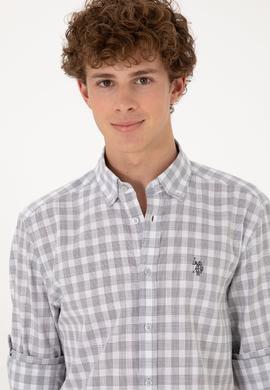 Erkek Antrasit Uzun Kollu Gömlek - 50306290010