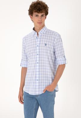 Erkek Açık Mavi Uzun Kollu Gömlek - 50306290005