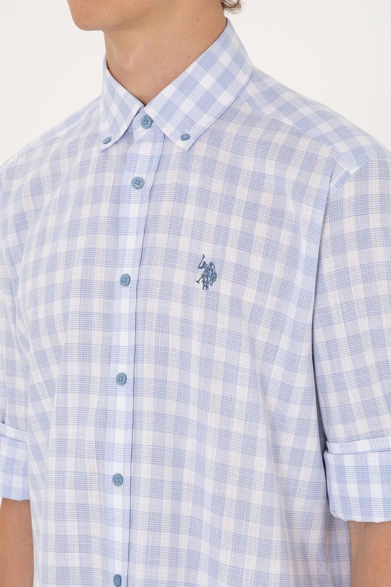 Erkek Açık Mavi Uzun Kollu Gömlek - 50306290005