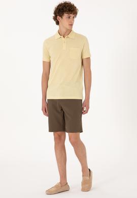 Erkek Vizon Dokuma Şort - 50300420056